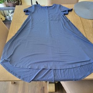 LuLaRoe Navy Blue Carly Dress